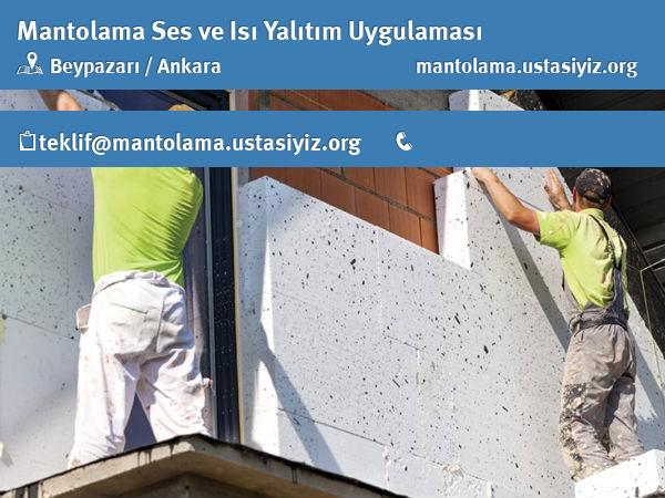 Beypazarı mantolama, ses ve ısı yalıtım uygulaması