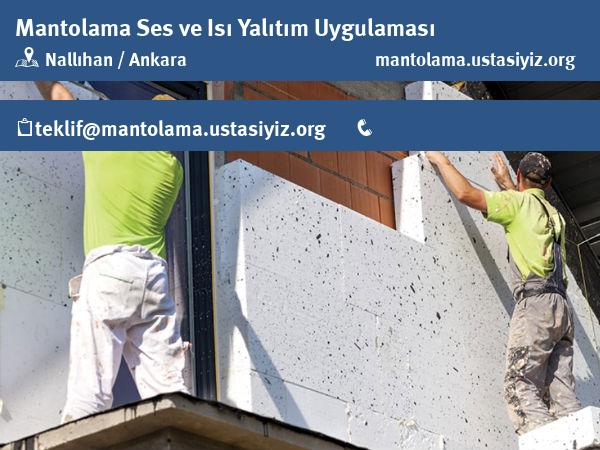 Nallıhan mantolama, ses ve ısı yalıtım uygulaması