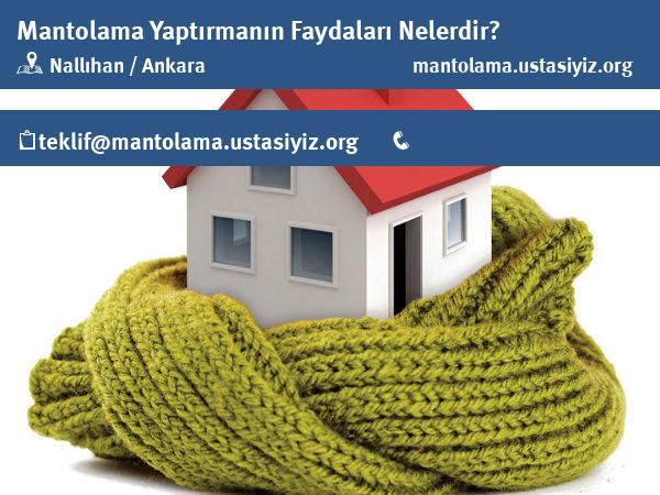 Nallıhan'da mantolama yaptırmanın faydaları nelerdir?