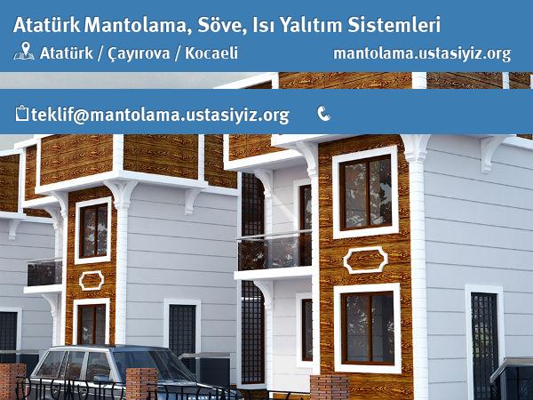 Atatürk mantolama, söve, ısı yalıtım sistemleri